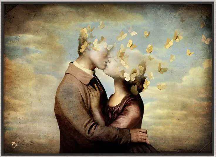 beso pareja