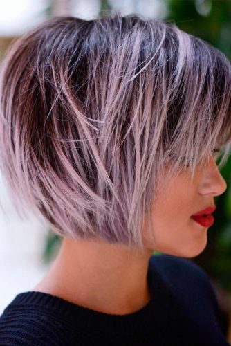 Layered Bob for Fine Hairwidth=